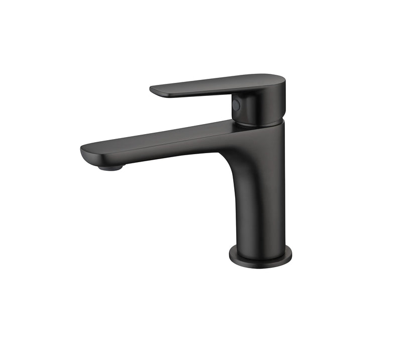 The White Space Stride Monobloc Basin Mixer – Black