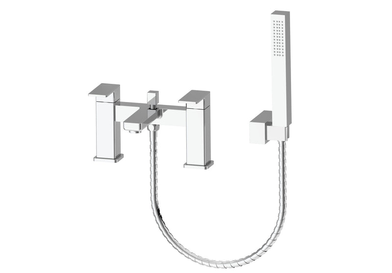 The White Space Timble Bath Shower Filler – Chrome