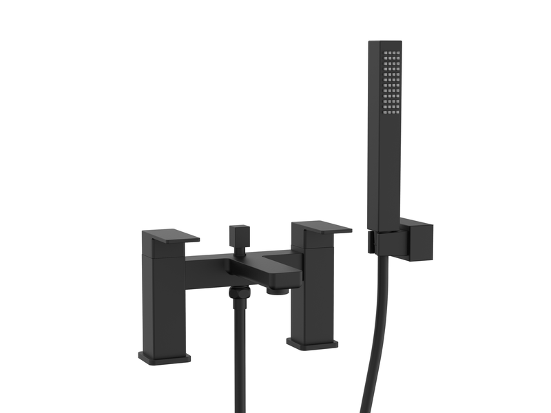 The White Space Timble Bath Shower Filler – Black
