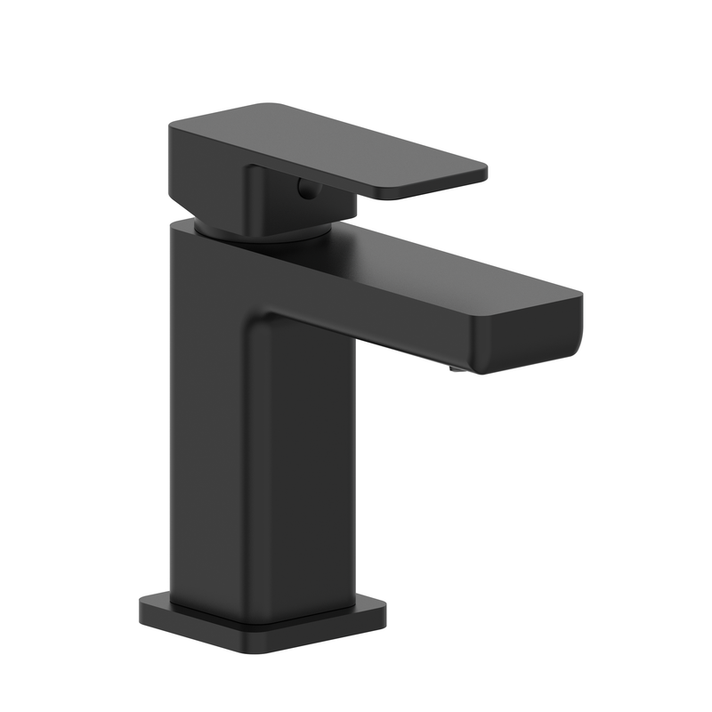 The White Space Timble Monobloc Basin Mixer – Black