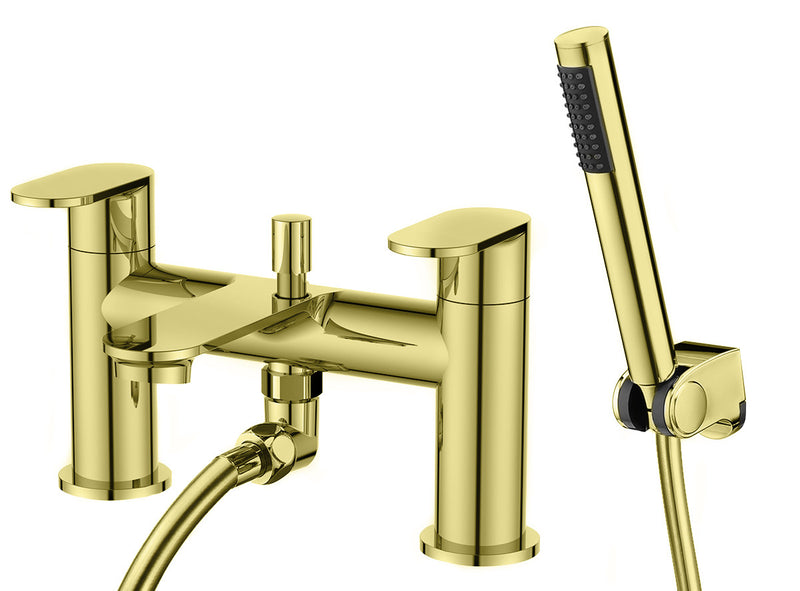The White Space True Bath Shower Filler – Brushed Brass