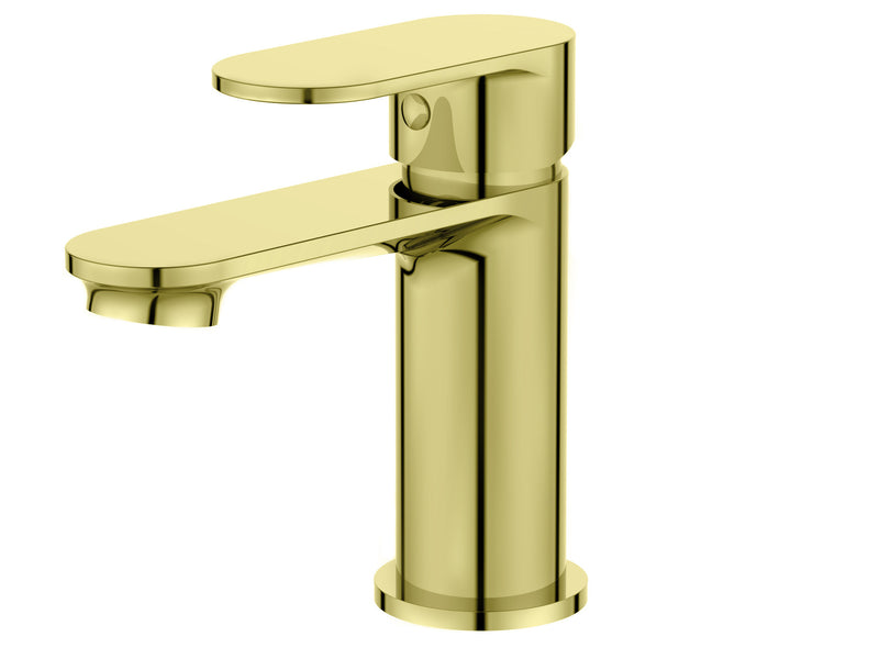The White Space True Monobloc Basin Mixer – Brushed Brass