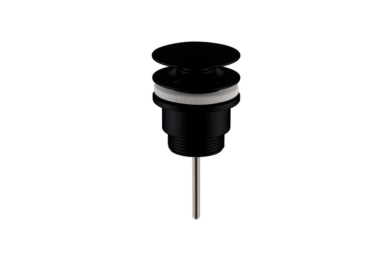 The White Space Universal Push Button Basin Waste – Black
