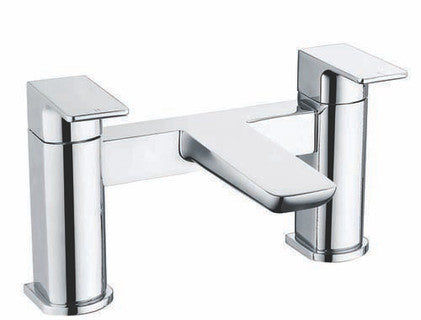 The White Space Veto Bath Filler – Chrome