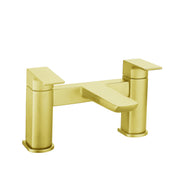 The White Space Veto Bath Filler – Brushed Brass