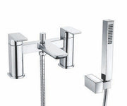 The White Space Veto Bath Shower Filler – Chrome