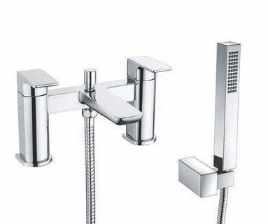 The White Space Veto Bath Shower Filler – Chrome