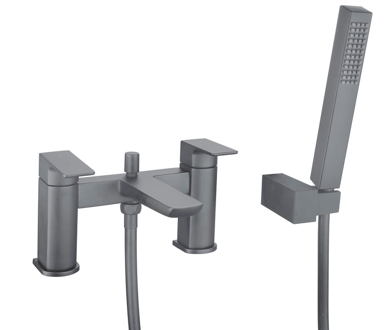 The White Space Veto Bath Shower Filler – Gunmetal