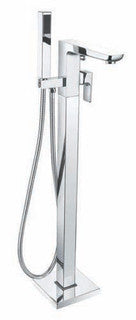 The White Space Veto Floorstanding Bath Shower Filler – Chrome