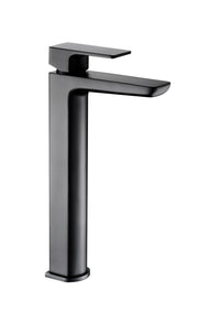 The White Space Veto Tall Monobloc Basin Mixer – Black