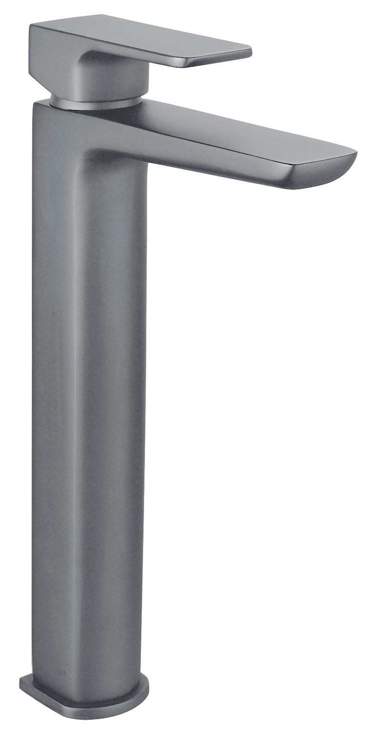 The White Space Veto Tall Monobloc Basin Mixer – Gunmetal