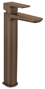 The White Space Veto Tall Monobloc Basin Mixer – Brushed Bronze