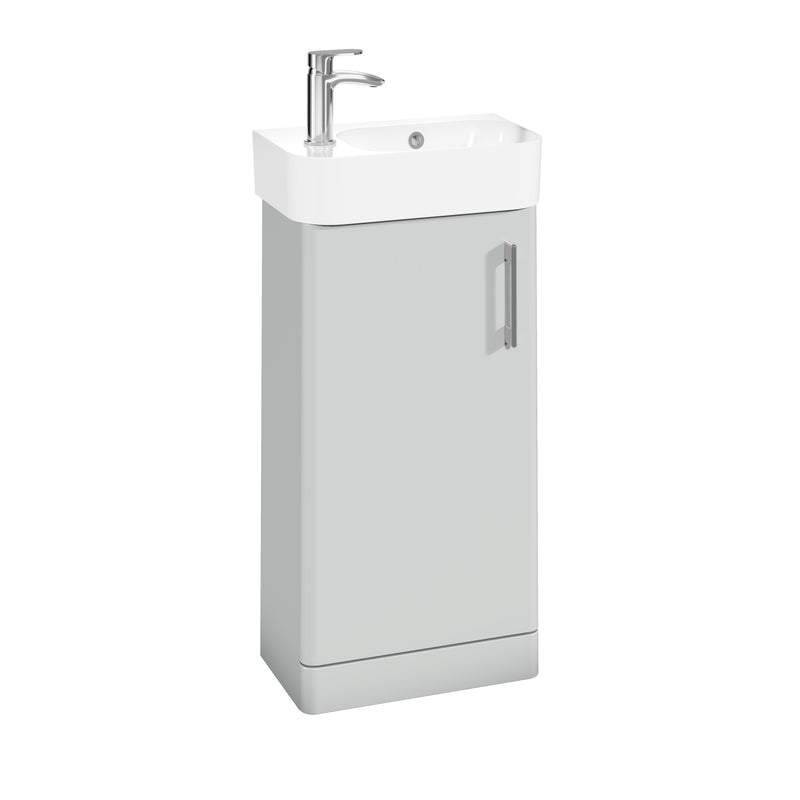 The White Space Vital cloakroom unit in Light Grey