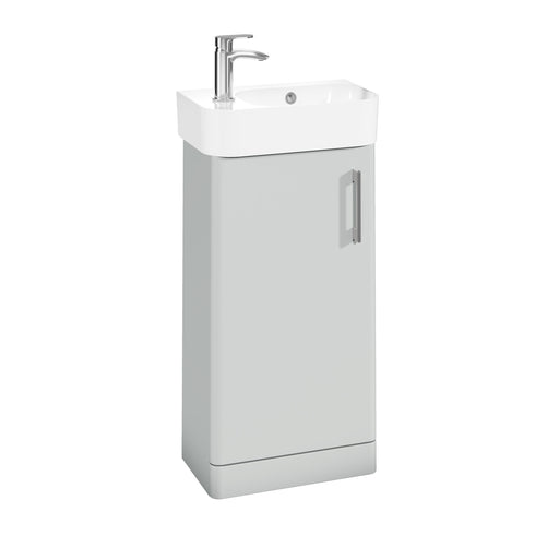 The White Space Vital cloakroom unit in Light Grey