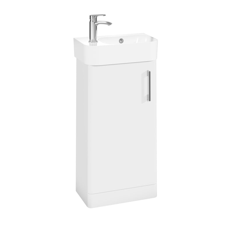 The White Space Vital cloakroom unit in White Gloss