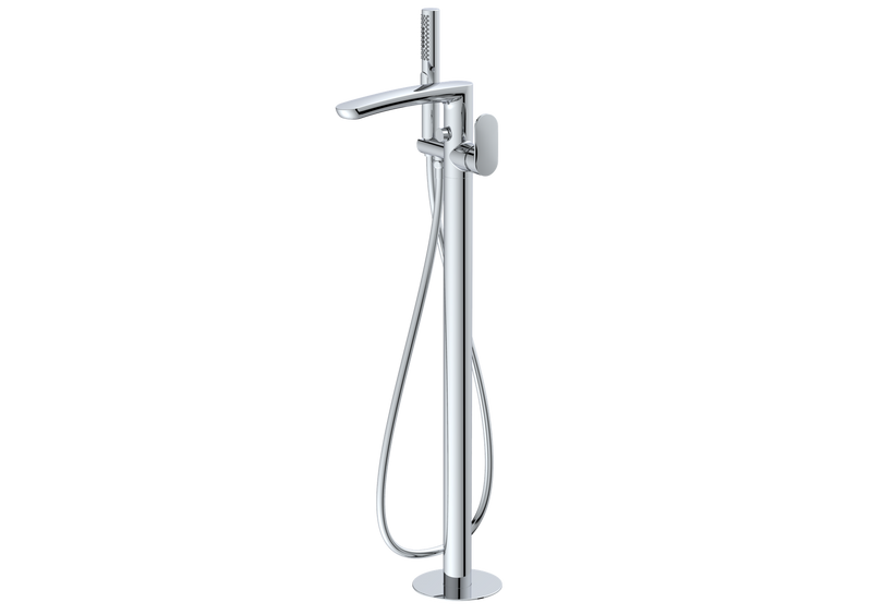 The White Space Vital Floorstanding Bath Filler – Chrome