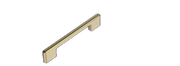 The White Space Vital handle in brushed brass