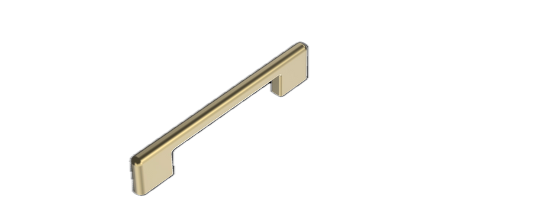 The White Space Vital handle in brushed brass