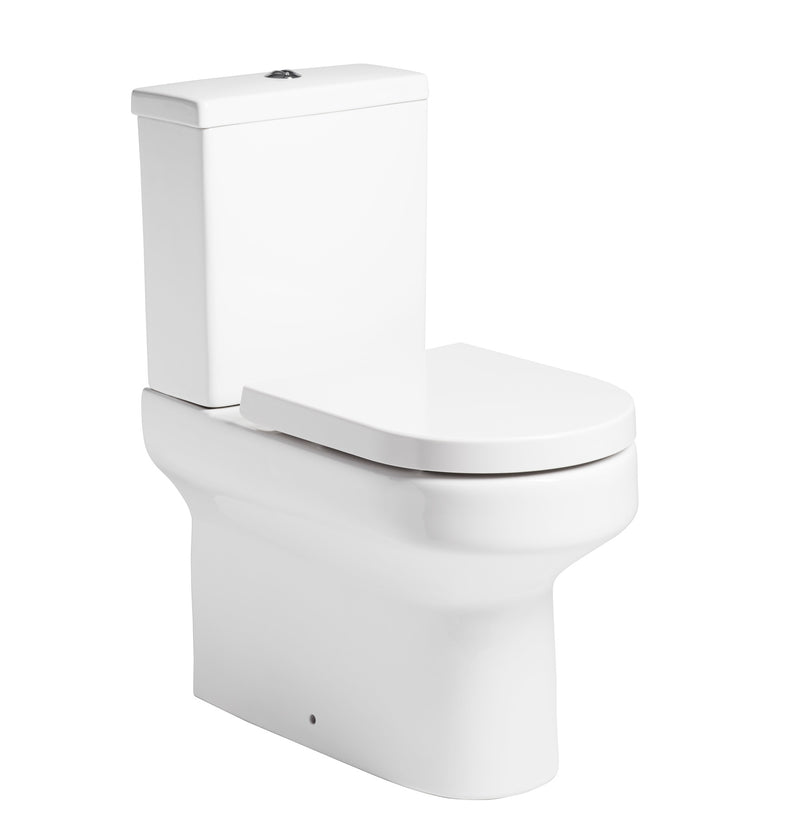 The White Space Vital Rimless Close Coupled WC (Closed Back)