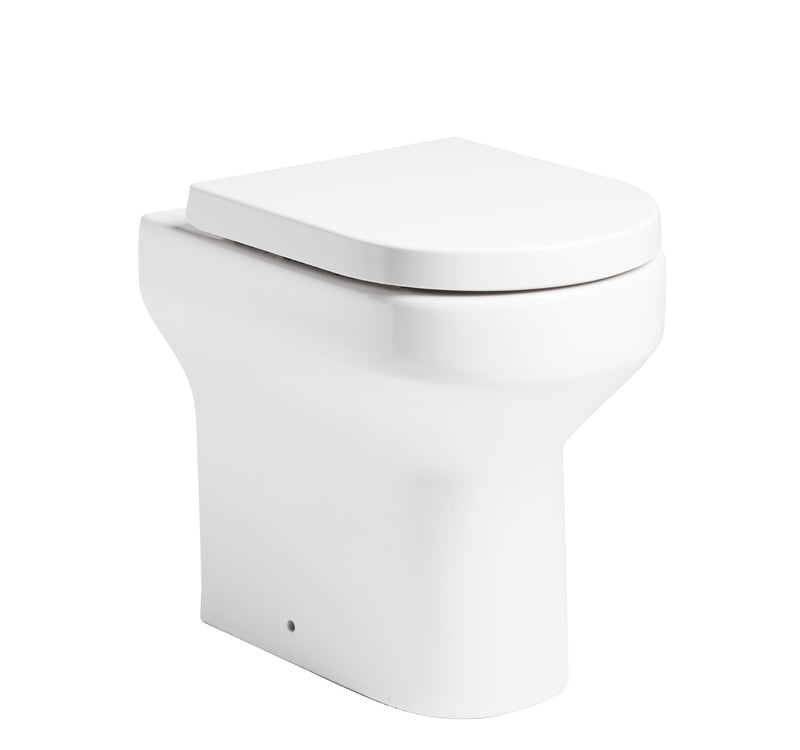 The White Space Vital Rimless Comfort Raised Height Back to Wall WC