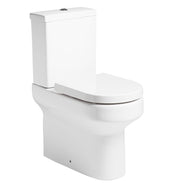The White Space Vital Rimless Comfort Raised Height Close Coupled WC (Closed Back)