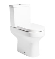 The White Space Vital Rimless Comfort Raised Height Close Coupled WC (Open Back)