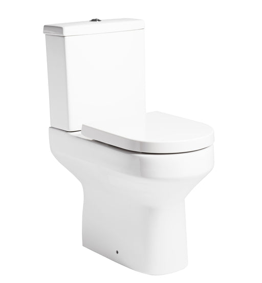 The White Space Vital Rimless Comfort Raised Height Close Coupled WC (Open Back)