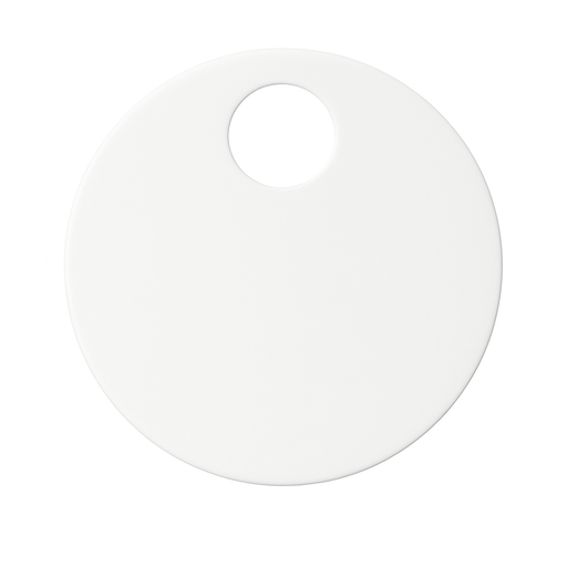 The White Space WC hinge cover caps in matt white