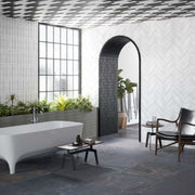 Titusville sapphire metal effect tile 500x1000x10mm - view 3