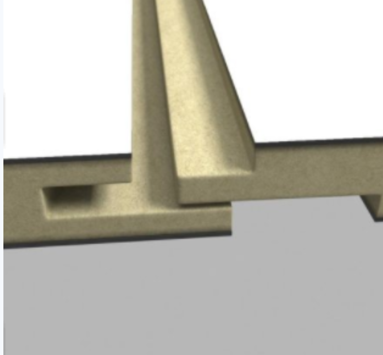 Selkie Oyster Pixel Tongue & Groove MDF Wall Panel