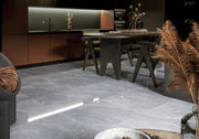 Vero Grey Stone Effect Matt Porcelain Wall & Floor Tile 600x600mm