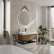 Vertex Mirror Black Frame Led 800x800mm - view 2