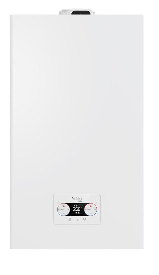 Vokèra Vibe MAX combi boiler in white with digital display