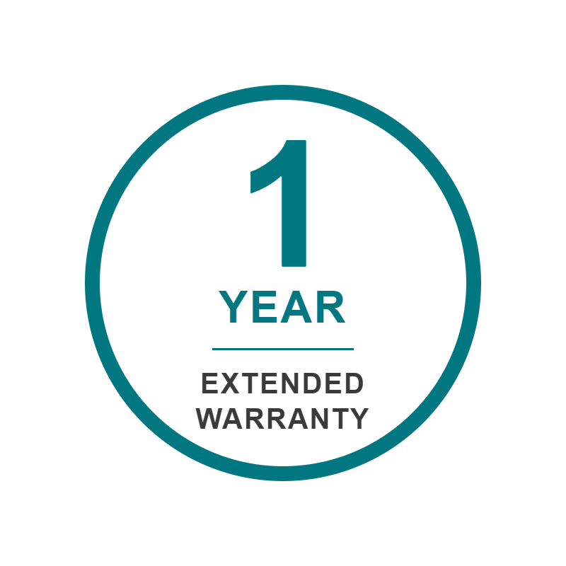 1 year extended warranty badge