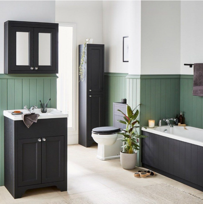 Kartell K-VIT 500mm WC Unit- Black Oak (BUC500WC-B)
