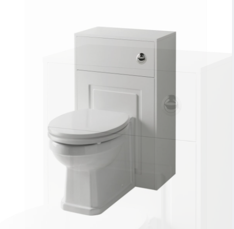 Kartell K-VIT 500mm WC Unit- Matt White (FUR508AS)
