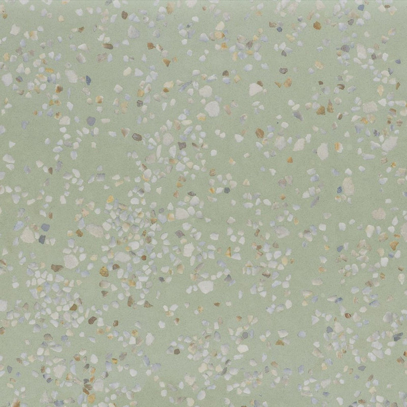 Wellington green terrazzo effect tile 600x600mm - view 2