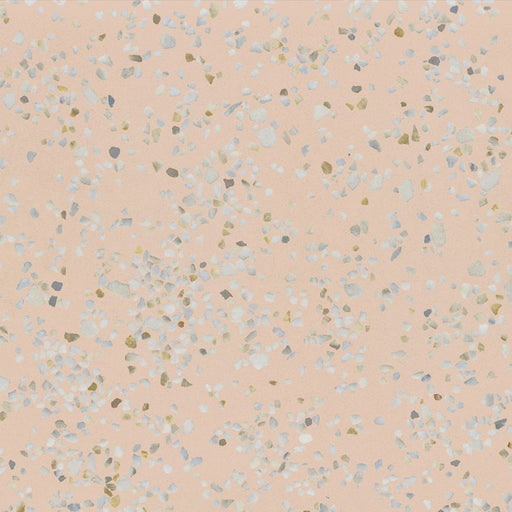 Wellington pink terrazzo effect tile 600x600mm - view 2
