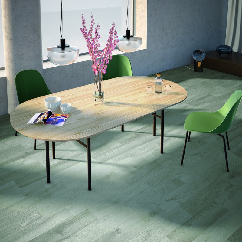 Weston Grey Wood Effect Anti-Slip Porcelain Wall & Floor Tile 202x802mm
