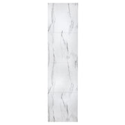Wall&Water White Marble Satin wet wall panel straight-on view