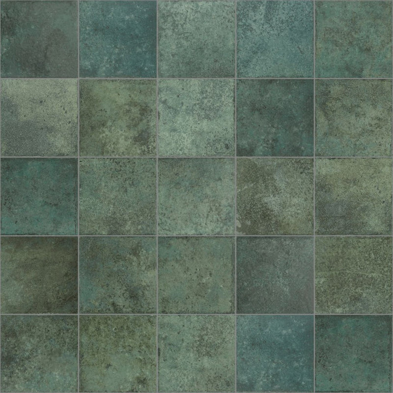 Wildwood Emerald Anti-Slip Matt Porcelain Wall & Floor Tile 147x147mm