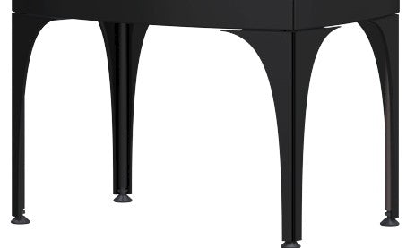 Wimborne Front Legs To Suit 470mm Unit Pack Of 2 Gloss Black