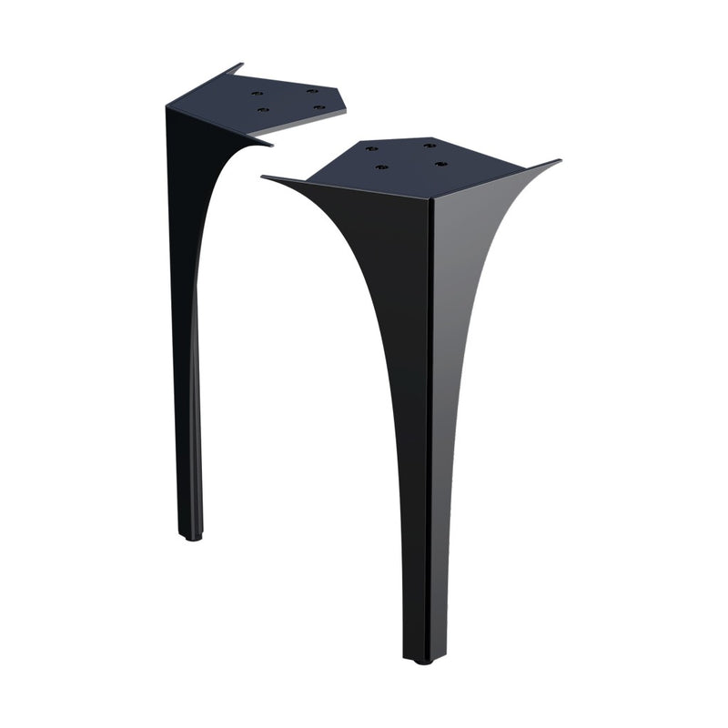 Wimborne Front Legs To Suit 620mm Unit Pack Of 2 Gloss Black