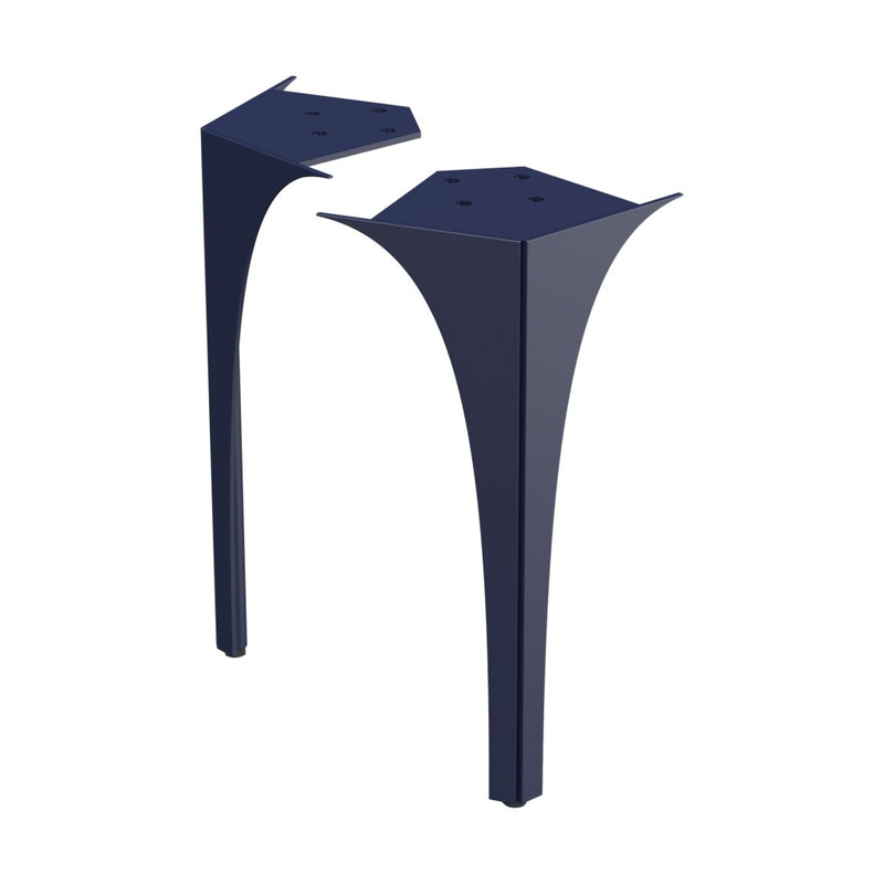 Wimborne Front Legs To Suit 620mm Unit Pack Of 2 Matt Blue