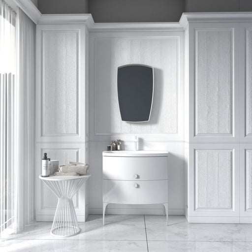 Wimborne Front Legs To Suit 820mm Unit Pack Of 2 Gloss White - view 2