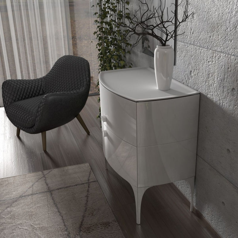 Wimborne Front Legs To Suit 820mm Unit Pack Of 2 Gloss White - view 4