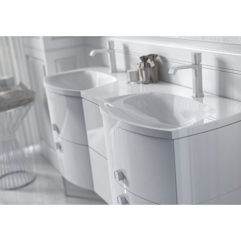 Wimborne Handle 30mm Gloss White - view 3