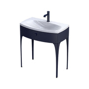 Wimborne Wall Hung 1 Drawer Basin Unit 820mm Matt Blue