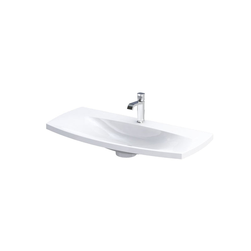 Wimborne Wall Hung 1 Taphole Washbasin 1020mm Gloss