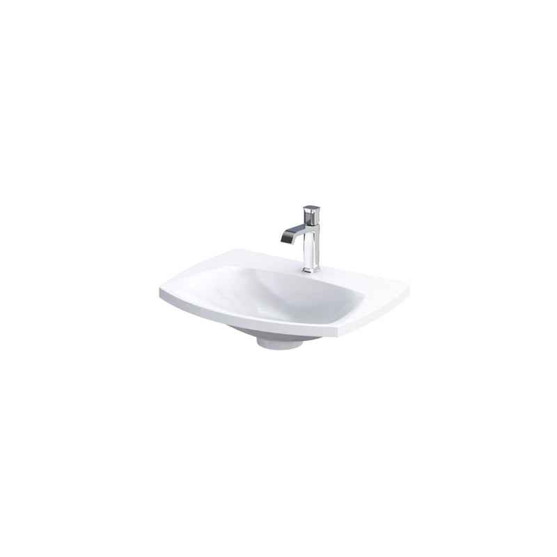 Wimborne Wall Hung 1 Taphole Washbasin 620mm Gloss